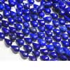 Beads, Lapis (natural), 9-12mm hand-cut Faceted Tear,  B grade, Mohs hardness 5-6. Sold per 10 Inches strand Royal Blue color beads. Lapis lazuli is a deep blue with a touch of purple and flecks of iron pyrite. Lapis consists of Lapis (blue, calcite (white streaks) and silver flakes of pyrite. Deep blue color gemstones are of best kind.